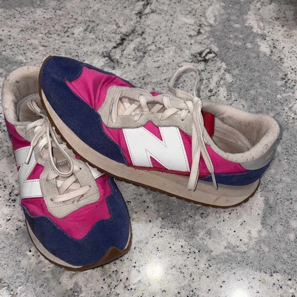 New Balance Pink and Blue Women's Sneakers